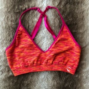 Racerback seamless sports bra